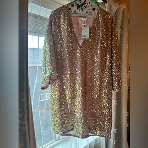 H & M sequin sheath dress